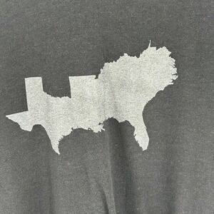 The Bitter Southerner Mens Black Southern Map Graphic T-Shirt Size M
